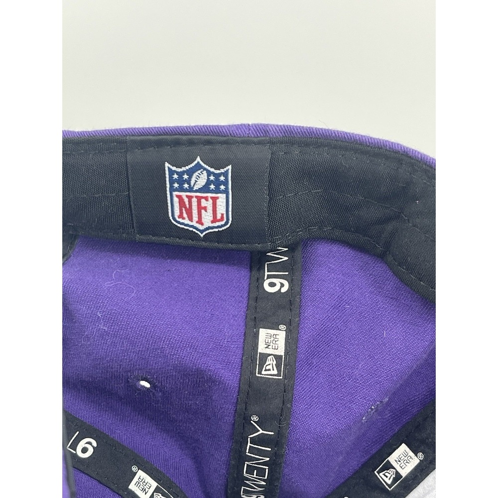 New Era Minnesota Vikings Women's 9TWENTY Purple Strapback Hat NFL Cap OSFA - Picture 9 of 10